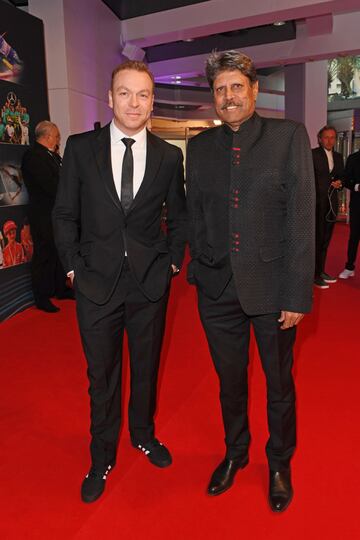 Chris Hoy y Kapil Dev.