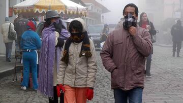 Activan alerta amarilla y naranja en CDMX por heladas