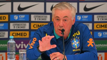 Todo listo para el debut de Ancelotti con Brasil