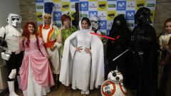 Santiago, 20 de abril de 2017
 El rostro y embajadora de una multinacional de telecomunicaciones, Giannela Marengo participa junto a ella un grupo de fans, quienes conmemoraran los 40 anos de Star Wars en la conferencia de la septima version de la ComicCon Chile.
 Paul Plaza/Aton Chile