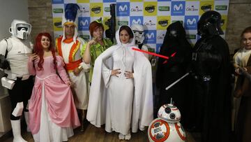Santiago, 20 de abril de 2017
El rostro y embajadora de una multinacional de telecomunicaciones, Giannela Marengo participa junto a ella un grupo de fans, quienes conmemoraran los 40 anos de Star Wars en la conferencia de la septima version de la ComicCon Chile.
Paul Plaza/Aton Chile