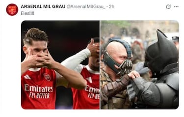 Los memes de Champions, sin piedad con la goleada del Arsenal al Atleti