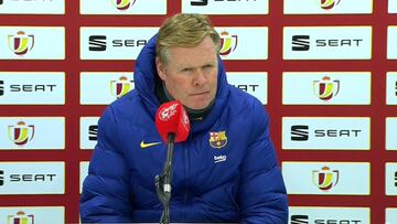 Koeman: "No se pueden fallar dos penaltis si eres el Barcelona"