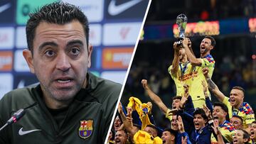 Xavi Hernández felicita al América por su campeonato previo a enfrentarlos en Dallas