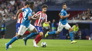 Jugada de Jo&atilde;o F&eacute;lix ante la Juventus.