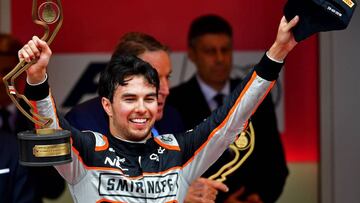 Sergio P¨¦rez puede abandonar Force India en 2017.