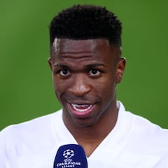 Vinicius, jugador de la semana en la Champions League