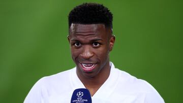 Vinicius, jugador de la semana en la Champions League