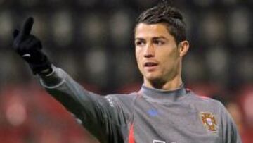 Acoso a Cristiano: láser en el entrenamiento en Bosnia