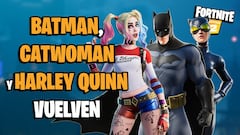 Fortnite: los skins de Batman, Harley Quinn y Catwoman regresan a la tienda por tiempo limitado