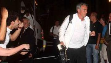 CALUROSA BIENVENIDA. El Madrid notó un agobiante calor a su llegada a Filadelfia.