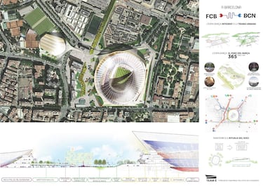 Además, en los alrededores habría numerosas zonas para el entretenimiento como cafeterías, restaurantes, tiendas, espacios para museos y la Nike Store.