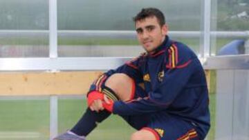 <b>PREPARADO. </b>Paco Alcácer es la amenaza hoy de los suizos.