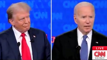 Debate moment: Trump chuckles as Biden’s voice wavers during opening remarks
