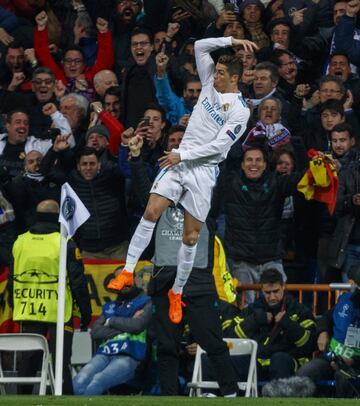 2-1. Cristiano Ronaldo celebró el segundo gol.
