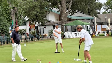 Juan Ojeda con el mazo en la final de Open de España.