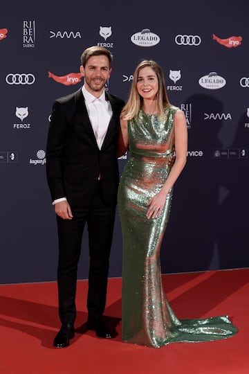 Marc Clotet y Natalia Sánchez en la gala de los Premios Feroz.