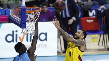 08/03/20 BALONCESTO PARTIDO ACB ENDESA 
 MOVISTAR ESTUDIANTES  -   FC BARCELONA
 HANGA
 KHADIM SOW