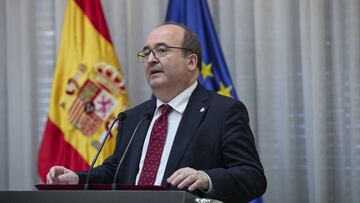 El ministro de Cultura y Deporte, Miquel Iceta.