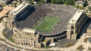 Notre Dame Stadium recibirá por primera vez en 90 años de historia un partido de futbol soccer, cuando Liverpool enfrente al Borussia Dortmund.