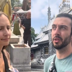 Entra en un templo en el que sólo pueden pasar los hombres y allí se encuentra a todos haciendo lo mismo