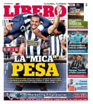 Portadas de la prensa deportiva