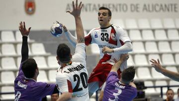 El equipo riojano, el último en llegar a Alicante, jugó un partido serio ayer.