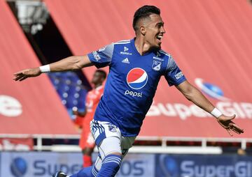 El equipo de Alberto Gamero se impuso por 2-1 ante América de Cali en el juego de ida de los cuartos de final de la Liga BetPlay. Fernando Uribe y Cristian Arango anotaron por Millonarios; Yesus Cabrera descontó para el equipo vallecaucano. 