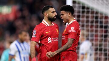 Mohamed Salah: XX goles y XX asistencias | XX: XX goles y XX asistencias | Total: XX