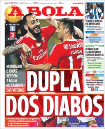 Portadas de la prensa mundial