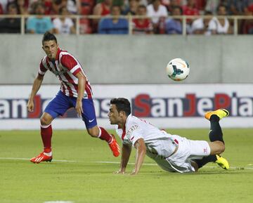 Debutó con los rojiblancos en Liga el 18 de agosto de 2013, en el primer partido de la competición.