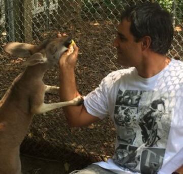 Día de compartir en el zoológico. 