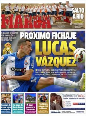 Portadas de la prensa deportiva