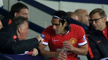 Van Gaal y Falcao