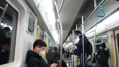 BEIJING, CHINA - DECEMBER 24, 2022 - A few passengers are seen at a subway station in Beijing, China, December 24, 2022. (Photo credit should read CFOTO/Future Publishing via Getty Images)