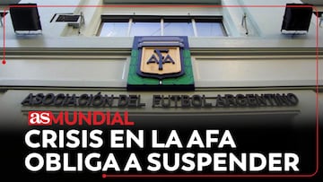 Todo el fútbol argentino entra en paro por crisis en la AFA | AS Mundial