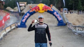 Emil Johansson poses for a portrait at Red Bull Joyride in Whistler, Canada on July 29th, 2023. // Mason Mashon / Red Bull Content Pool // SI202307300134 // Usage for editorial use only //