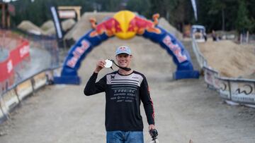 Emil Johansson poses for a portrait at Red Bull Joyride in Whistler, Canada on July 29th, 2023. // Mason Mashon / Red Bull Content Pool // SI202307300134 // Usage for editorial use only // 