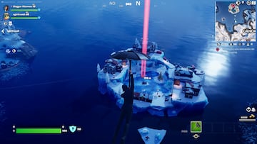 fortnite festival invierno 2023 evento navidad misiones aterriza en isla invernal desde el autobus y acaba en el top 20