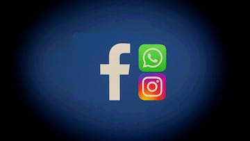 Facebook, Whatsapp and Instagram logos are displayed in this illustration taken October 4, 2021.