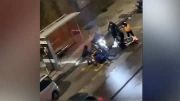 Roban la moto a un repartidor y un jugador de Lazio hace esto