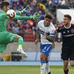 Ángelo Henríquez reaparece y rescata a la U en el clásico