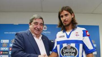 <b>EL OCTAVO. </b>Con Tiago Pinto ya son ocho los jugadores portugueses presentes en la plantilla del Depor.