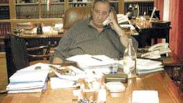 Jesús Gil, presidente del Atlético de Madrid.