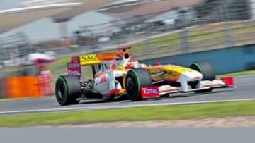 <b>IMPRESIONANTE. </b>A Fernando Alonso le llegaron las nuevas piezas in extremis, y, pese a no ser las definitivas de Barcelona, se destapó con la segunda plaza de la parrilla.