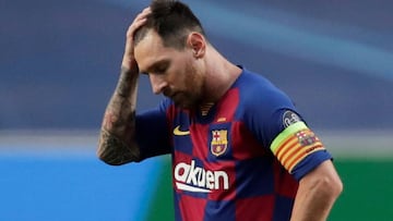 Verón: "Messi está incómodo en el Barça; es una transición"