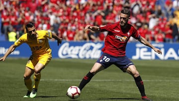 Imagen del partido Alcorc&oacute;n-Osasuna.