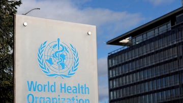 FILE PHOTO: The World Health Organization (WHO) headquarters in Geneva, Switzerland, January 28, 2025. REUTERS/Denis Balibouse/File Photo