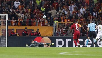 22/10/19 PARTIDO CHAMPIONS LEAGUE
FASE DE GRUPOS GROPO A ESTADIO ALI SAMI YEN
GALATASARAY - REAL MADRID
THIBAUT COURTOIS PARADA