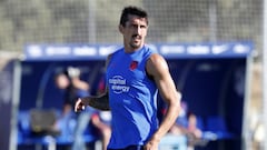 Stefan Savic, durante un entrenamiento.